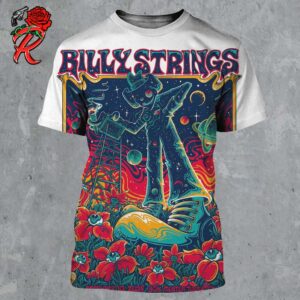 Billy Strings Poster For Show In Tulsa Oklahoma At Bok Center On December 10 2024 All Over Print Shirt