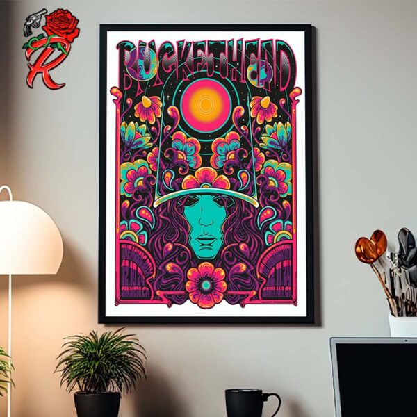 Buckethead Poster For Show In San Diego And Santa Ana California At The Music Box And The Observatory On December 10 And 11 2024 Home Decor Poster Canvas