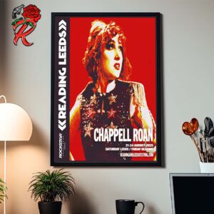 Chappell Roan Headline Reading And Leeds Festival 2025 Sunday Reading Friday Leeds On August 2025 Home Decor Poster Canvas