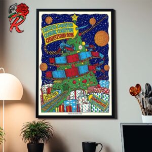 Daniel Donatos Cosmic Country Christmas 2024 Poster For The Run At Brooklyn Bowl Nashville Tennessee On December 13 And 14 2024 Home Decor Poster Canvas