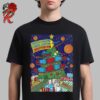 Armchair Boogie Dressed To Boogie NYE Poster In Madison Wisconsin At Majestic Theatre On December 31 2024 Unisex T-Shirt