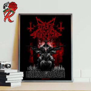 Dark Funeral VIP 2024 North American Tour Home Decor Poster Canvas