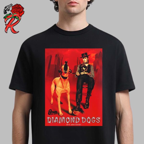 David Bowie Diamond Dogs 50th Anniversary Poster Unisex T-Shirt