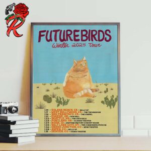 Futurebirds Winter 2025 Tour Schedule Tour On January 2025 Home Decor Poster Canvas