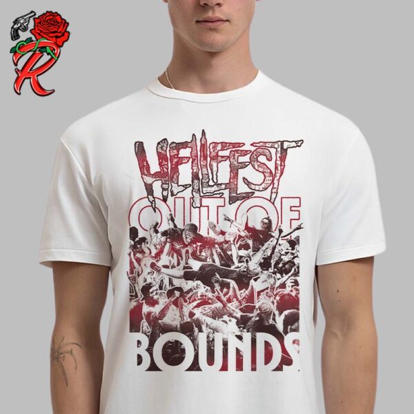 Hellfest Out Of Bounds Blanc 2025 Collection Unisex T-Shirt