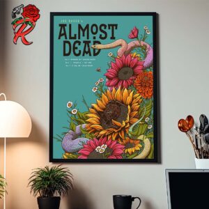 Joe Russo’s Almost Dead Poster For Shows In Milwaukee At Riverside Theater On December 5 2024 In Chicago At Salt Shed On December 6 2024 And In St Paul At Palace Theatre On December 7 2024 Wall Decor Poster Canvas