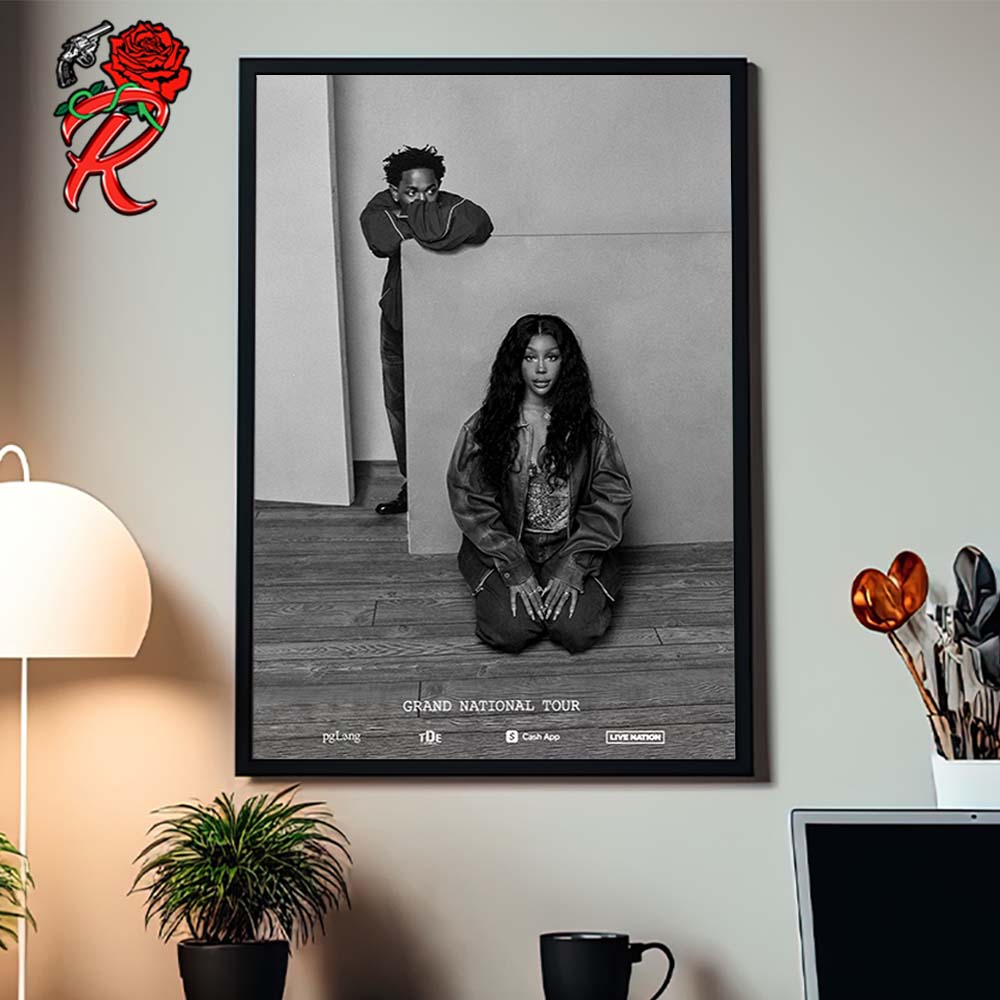 Kendrick Lamar x SZA Grand National Tour 2025 Home Decor Poster Canvas