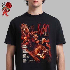 Korn 2025 Germany Shows On June From Hannover To Leipzig Unisex T-Shirt