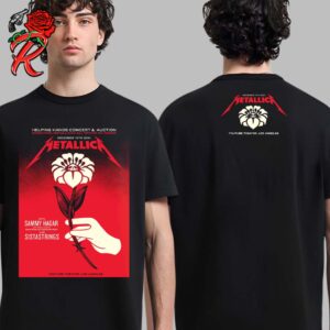 Metallica Tonight Merch Tee For Los Angeles At Youtube Theater On December 13 2024 Helping Hands Concert And Auction Benefiting Metallica All Within My Hands Unisex T-Shirt