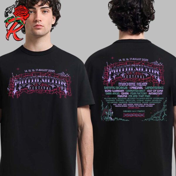 Motocultor Festival XVIeme Edition On 14 15 16 And 17 August 2025 Lineup Two Sides Unisex T-Shirt