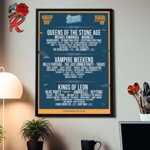 Official Victorious Festival 2025 Poster In Southsea Portsmouth UK Lineup And Schedule Dates From August 22 To 24 2025 Home Decor Poster Canvas