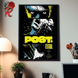 Post Festival Official Poster For Indianapolis Indiana On July 24-26 2025 Art By Nate Utesch Home Decor Poster Canvas