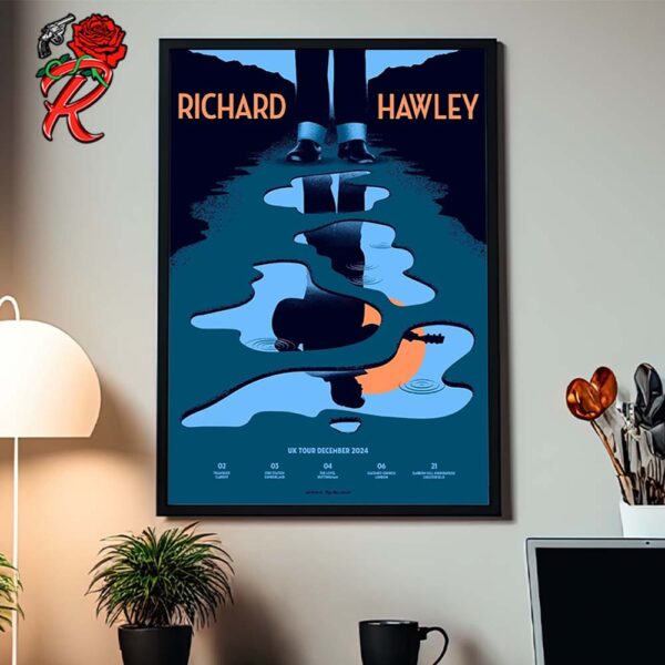 Richard Hawley UK Tour December 2024 Home Decor Poster Canvas