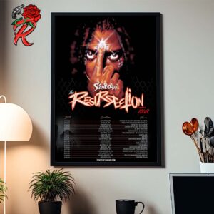 SahBabii The Resurrection Tour 2025 Schedule Tour Dates Home Decor Poster Canvas