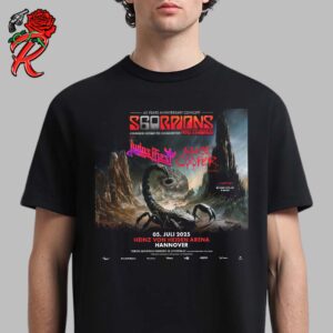 Scorpions 60 Years Anniversary Concert Coming Home To Hannover And Friends At Heinz Von Heiden Arena On July 5 2025 Unisex T-Shirt