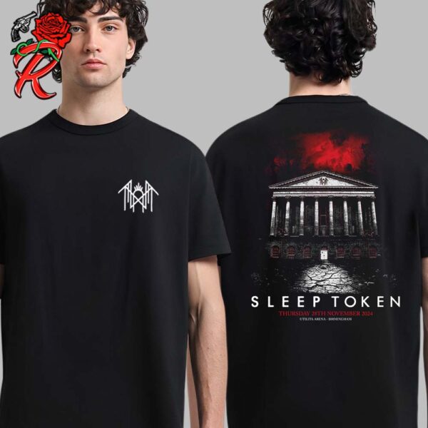 Sleep Token 2024 United Kingdom Tour Exclusive Merch Tee For Birmingham At Utilita Arena On 28 November 2024 Two Sides Unisex T-Shirt