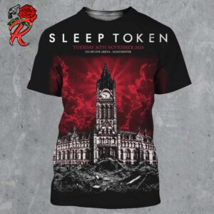 Sleep Token 2024 United Kingdom Tour Exclusive Poster For Manchester At Co Op Live Arena On 26 November 2024 All Over Print Shirt