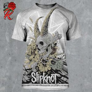 Slipknot Manchester UK 2024 Tour Poster Live At Co Op Live Arena On December 17 2024 All Over Print Shirt