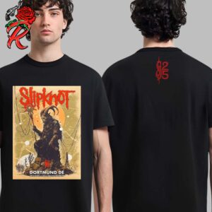 Slipknot Merch Tee For Show In Dortmund Germany At Westfalenhalle On December 6 2024 Two Sides Unisex T-Shirt