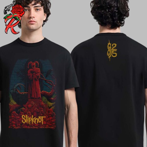 Slipknot Merch Tee For Show In Zurich Switzerland Tour At Hallenstadion On December 11 2024 Two Sides Unisex T-Shirt