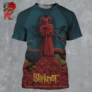 Slipknot Poster For Show In Zurich Switzerland Tour At Hallenstadion On December 11 2024 All Over Print Shirt