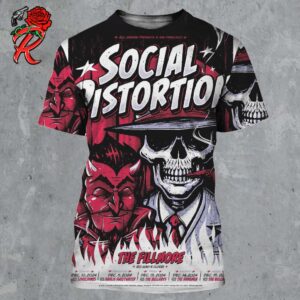 Social Distortion Poster For Series Shows On December 2024 All Over Print Shirt