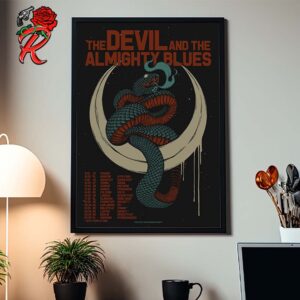 The Devil And The Almighty Blues Europe Tour 2025 Home Decor Poster Canvas