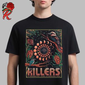 The Killers Poster For Show In Sydney Australia At AU Qudos Bank Arena On December 6 And 7 2024 Unisex T-Shirt