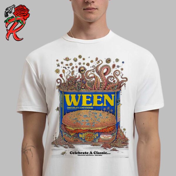 Ween Official 30th Anniversary For Album Chocolate And Cheese Unisex T-Shirt