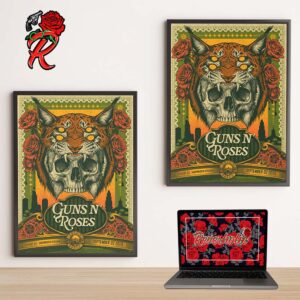 Guns N Roses San Diego California 2026 Venue Poster At Snapdragon Stadium On September 2 2026 Poster Canvas