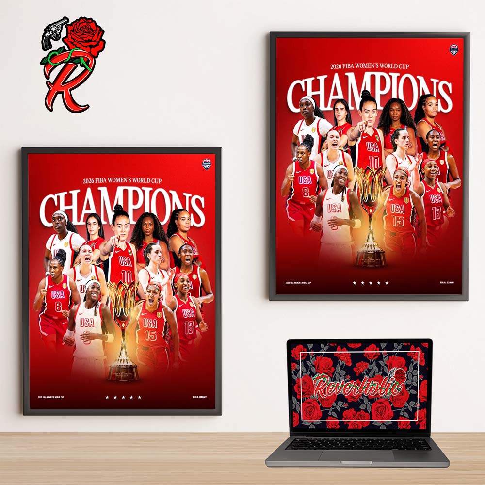 FIBA Women’s Basketball World Cup 2026 Germany The CHAMPIONS USA Women Basketball Team Poster Canvas FIBA Women’s Basketball World Cup 2026 Germany The CHAMPIONS USA Women Basketball Team Poster Canvas
