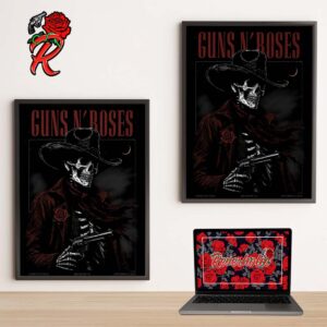 Guns N Roses Arlington TX 2026 Event Poster At Globe Life Field On September 9 2026 Poster Canvas
