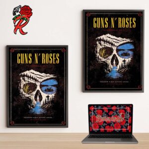 Guns N Roses Ridgedale MO 2026 Event Poster At Thunder Ridge Nature Arena On September 12 2026 Poster Canvas