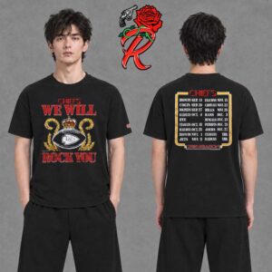 Kansas City Chiefs Homage 2026 NFL Schedule Queen Two Sided T-Shirt