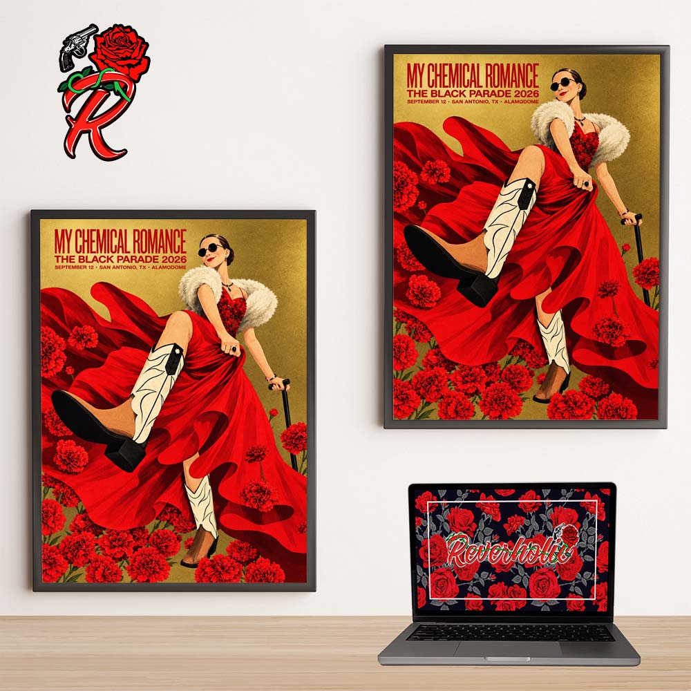 My Chemical Romance San Antonio TX 2026 Event Poster At Alamodome On September 12 2026 Poster Canvas My Chemical Romance San Antonio TX 2026 Event Poster At Alamodome On September 12 2026 Poster Canvas
