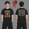 Kansas City Chiefs Homage 2026 NFL Schedule Queen Two Sided T-Shirt