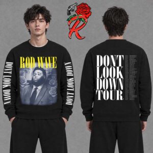 Rod Wave Dont Look Down Tour 2026 Rosegarden Merch Two Sided Long Sleeve Shirt