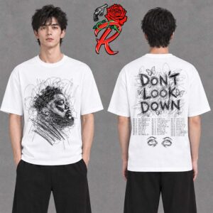 Rod Wave Dont Look Down Tour 2026 Yarn Tee Merch Two Sided T-Shirt