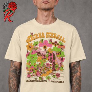 Sierra Ferrell Charlottesville VA 2026 Heavy Petal Tour Merch Tee At Ting Pavilion On September 8 2026 Unisex T Shirt