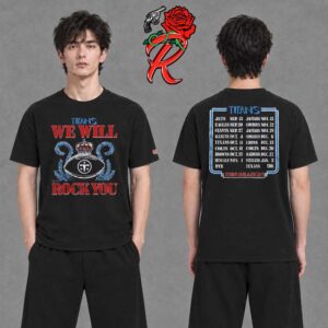 Tennessee Titans Homage 2026 NFL Schedule Queen Two Sided T-Shirt